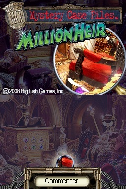 Pantallazo de Mystery Case Files: MillionHeir para Nintendo DS