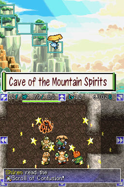 Pantallazo de Mystery Dungeon: Shiren the Wanderer para Nintendo DS