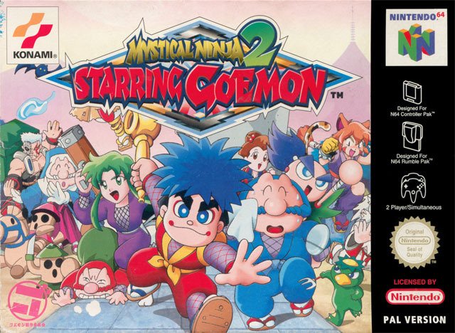 Caratula de Mystical Ninja 2 Starring Goemon para Nintendo 64