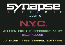 Pantallazo de N.Y.C. New York City para Commodore 64