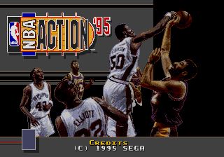 Pantallazo de NBA Action '95 Starring David Robinson para Sega Megadrive