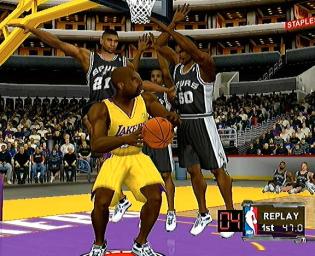 Pantallazo de NBA Courtside 2002 para GameCube