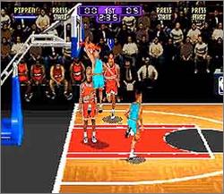 Pantallazo de NBA HangTime para Super Nintendo