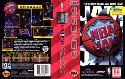 Caratula de NBA Jam para Sega Megadrive
