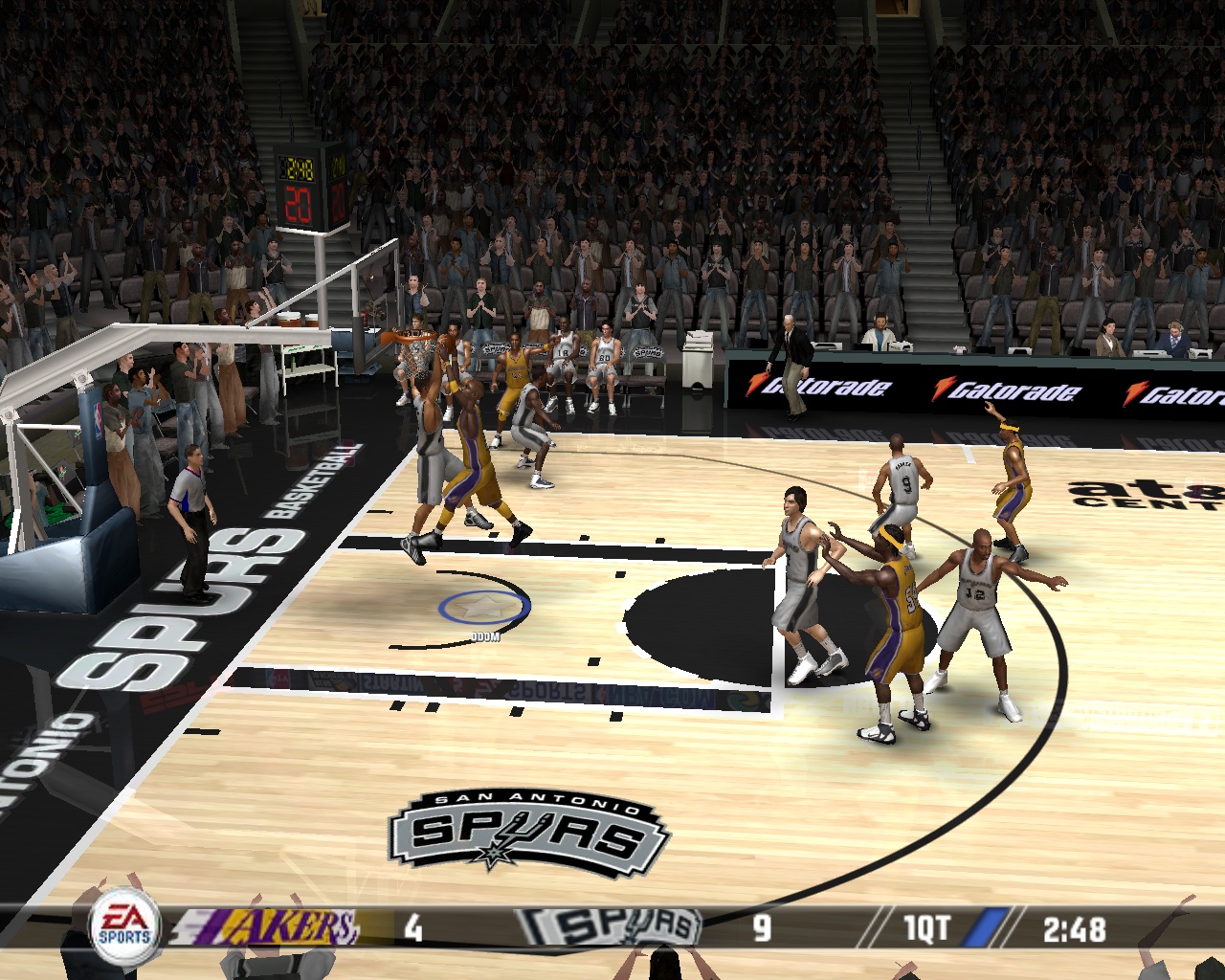 Pantallazo de NBA Live 08 para PC