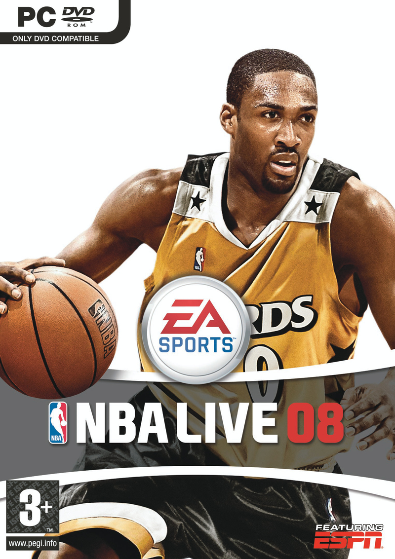 Caratula de NBA Live 08 para PC