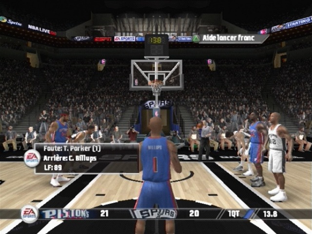 Pantallazo de NBA Live 08 para PlayStation 2