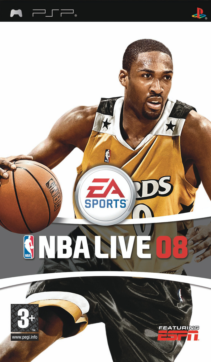 Caratula de NBA Live 08 para PSP