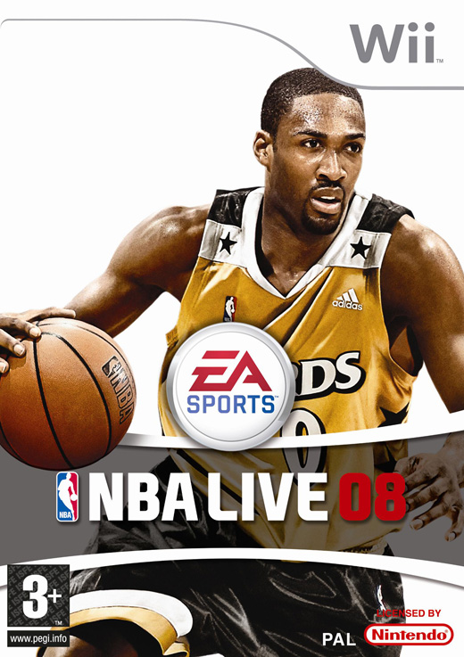 Caratula de NBA Live 08 para Wii