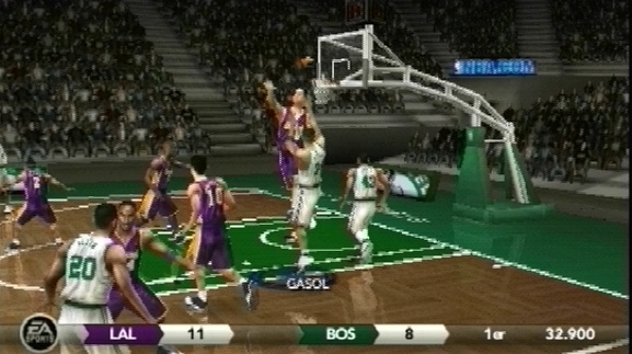 Pantallazo de NBA Live 09 para PSP