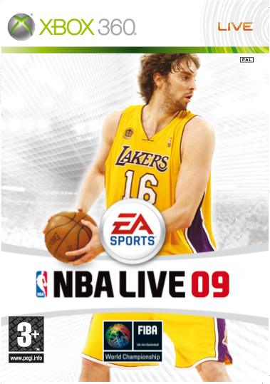 Caratula de NBA Live 09 para Xbox 360