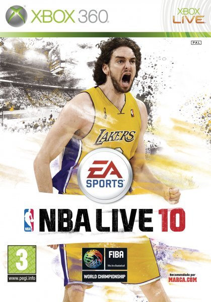 Caratula de NBA Live 10 para Xbox 360