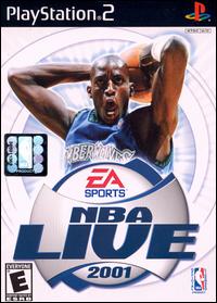 Caratula de NBA Live 2001 para PlayStation 2