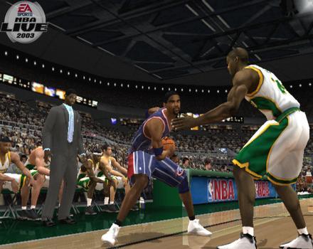 Pantallazo de NBA Live 2003 para PlayStation 2