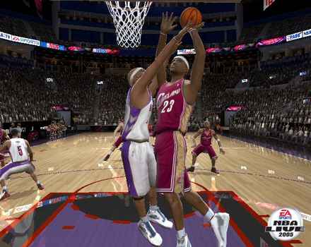 Pantallazo de NBA Live 2005 para GameCube