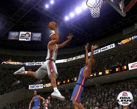 Pantallazo de NBA Live 2005 para GameCube