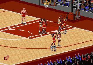 Pantallazo de NBA Live 95 para Sega Megadrive