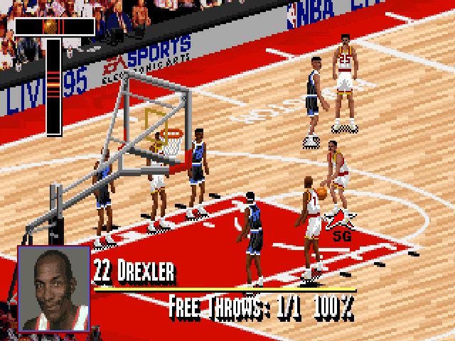 Pantallazo de NBA Live 95 para PC