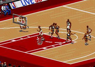 Pantallazo de NBA Live 96 para Sega Megadrive