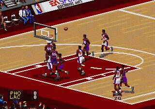 Pantallazo de NBA Live 98 para Sega Megadrive