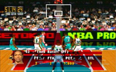 Pantallazo de NBA Pro 98 para PlayStation