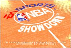 Pantallazo de NBA Showdown para Super Nintendo