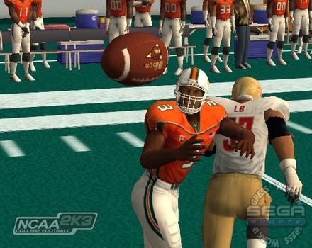 Pantallazo de NCAA College Football 2K3 para Xbox