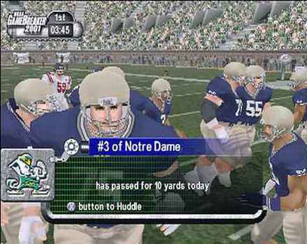 Pantallazo de NCAA GameBreaker 2001 para PlayStation 2