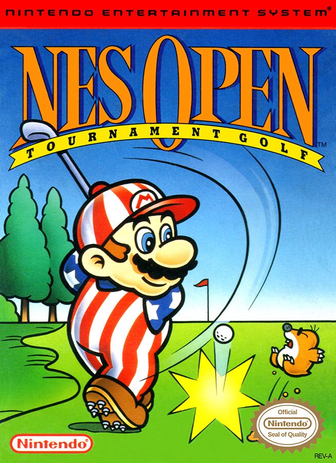 Caratula de NES Open Tournament Golf para Nintendo (NES)