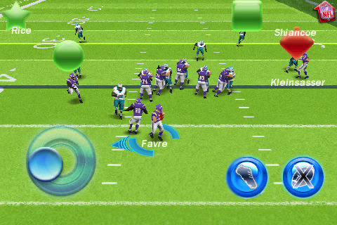 Pantallazo de NFL 2010 para Iphone