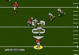 Pantallazo de NFL Football '94 Starring Joe Montana para Sega Megadrive