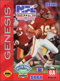 Caratula de NFL Football '94 Starring Joe Montana para Sega Megadrive