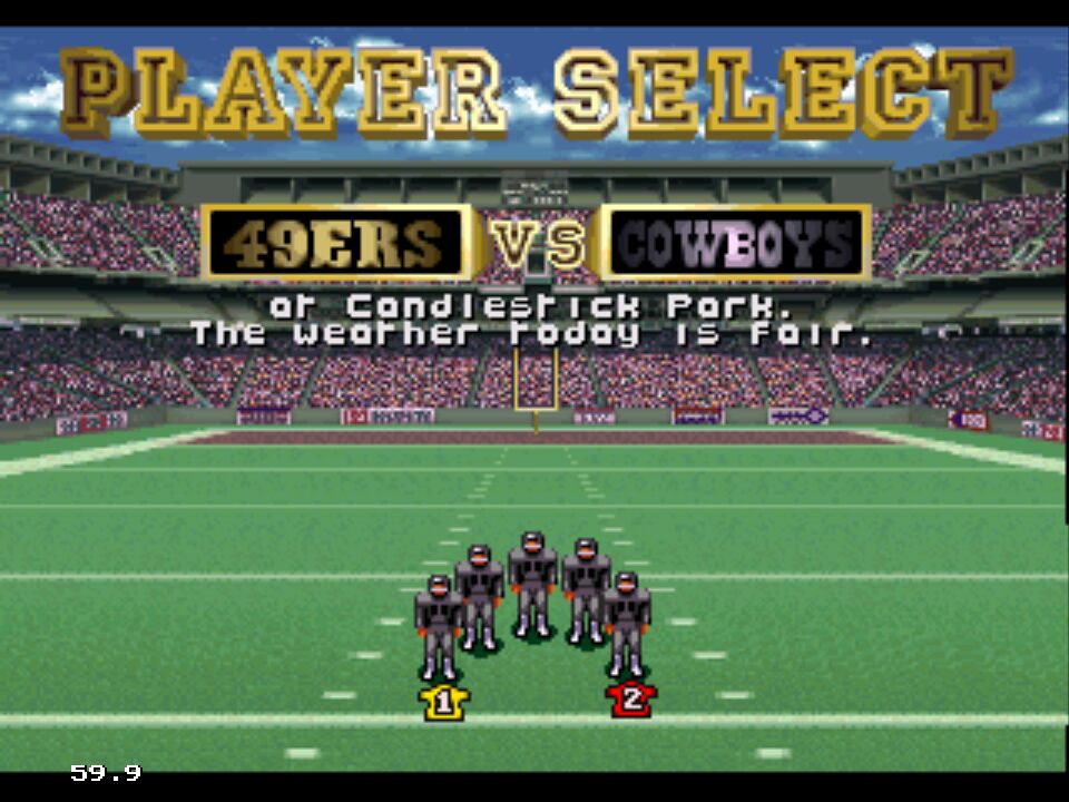 Pantallazo de NFL Quarterback Club para Sega 32x