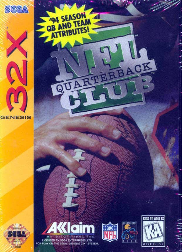 Caratula de NFL Quarterback Club para Sega 32x