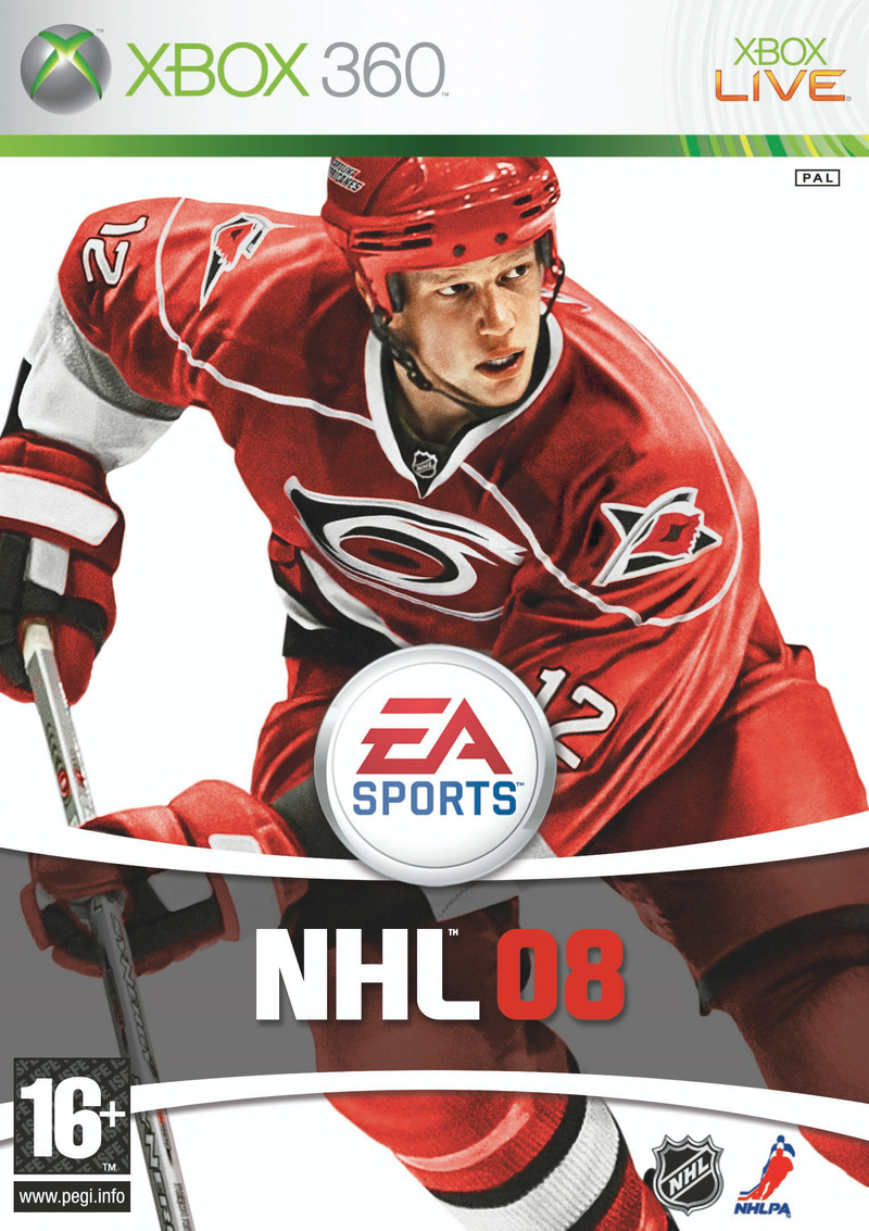 Caratula de NHL 08 para Xbox 360