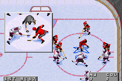 Pantallazo de NHL 2002 para Game Boy Advance