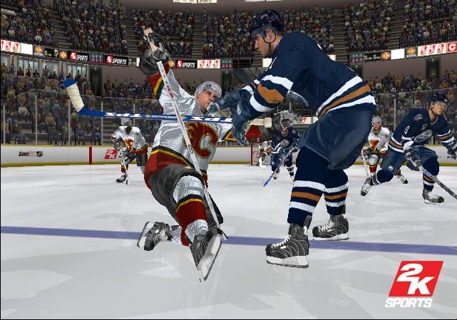 Pantallazo de NHL 2K7 para PlayStation 2