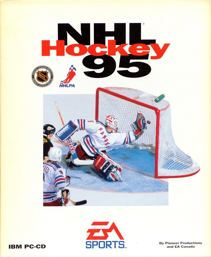 Caratula de NHL Hockey 95 para PC