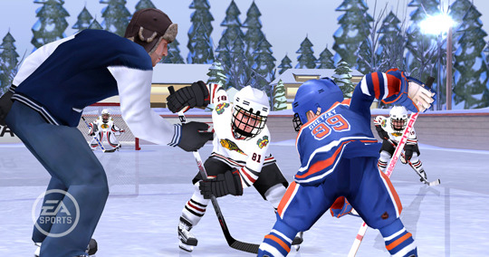 Pantallazo de NHL Slapshot para Wii