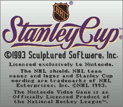 Pantallazo de NHL Stanley Cup para Super Nintendo