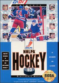 Caratula de NHLPA Hockey 93 para Sega Megadrive