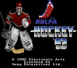 Pantallazo de NHLPA Hockey 93 para Sega Megadrive