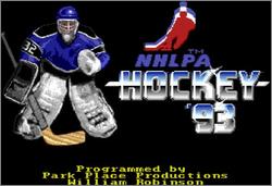 Pantallazo de NHLPA Hockey 93 para Super Nintendo
