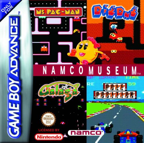 Caratula de Namco Museum para Game Boy Advance
