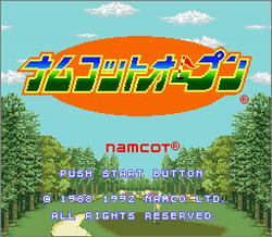 Pantallazo de Namco Open (Japonés) para Super Nintendo