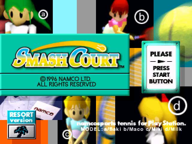 Pantallazo de Namco Smash Court Tennis para PlayStation