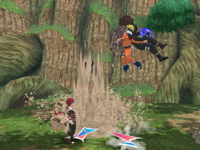 Pantallazo de Naruto: Clash of Ninja Revolution para Wii