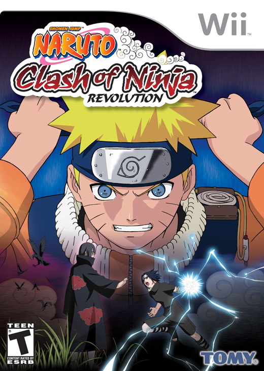 Caratula de Naruto: Clash of Ninja Revolution para Wii