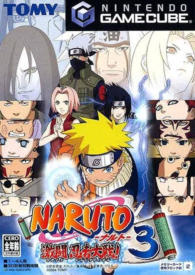 Caratula de Naruto: Gekitou Ninja Taisen 3 para GameCube