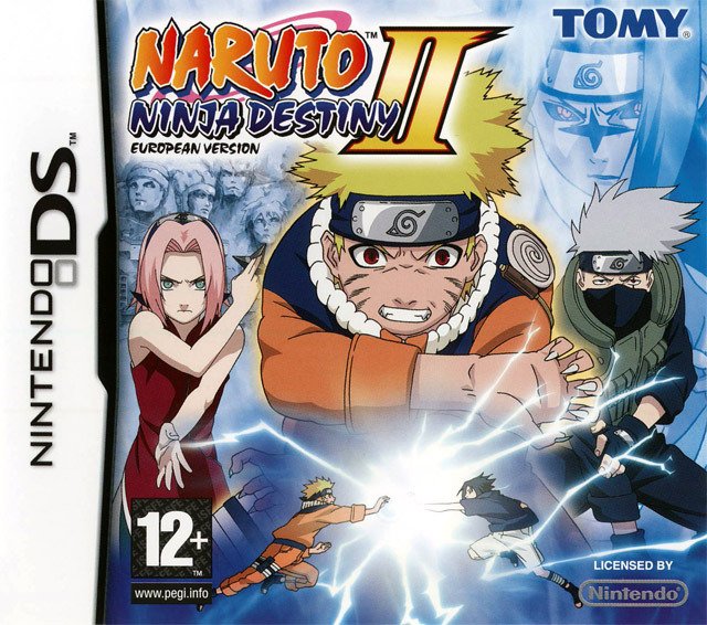 Caratula de Naruto: Ninja Destiny II European Version para Nintendo DS